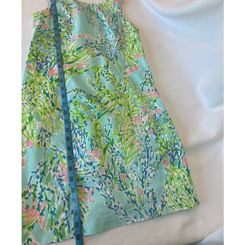 Lilly Pulitzer Cathy Shift Dress Sky Blue Heaven Size 0 Coastal Resort Wear - Picture 6 of 10